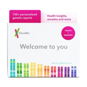 23andme health + ancestry service: personal genetic dna test including health predispositions, carrier status, wellness, and trait reports (before you buy see important test info below)