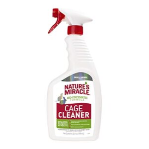 nature’s miracle cage cleaner 24 fl oz, small animal formula, cleans and deodorizes small animal cages, 2nd edition