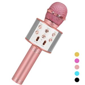 niskite toys for 7 8 9 10 years old girls,christmas stocking stuffers birthday gifts for 6 15 years old girl boy,bluetooth wireless karaoke microphone, party favor for teen boys girls toys age 4 12
