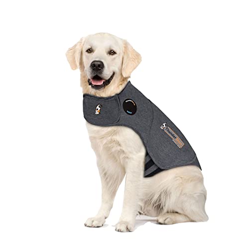 thundershirt classic dog anxiety jacket, heather gray, x large