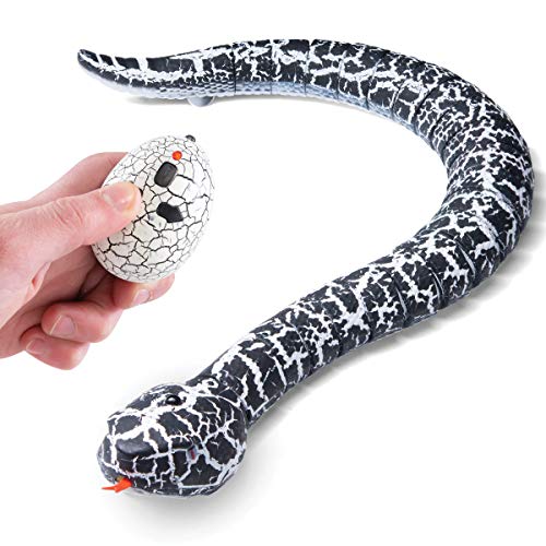 top race infrared remote control rattle snake rc animal prank toy (tr a22)