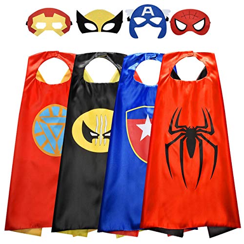 toys for 3 10 year old boys, roko superhero capes for kids 3 10 year old boy gifts boys cartoon dress up costumes party supplies easter gifts kids capes superhero capes