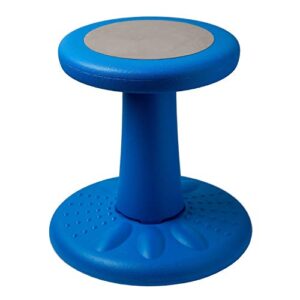active kids chair – wobble chair toddlers, pre schoolers age range 3 7y – grades k 1 2 14" high – flexible seating classroom helps add/adhd corrects posture blue