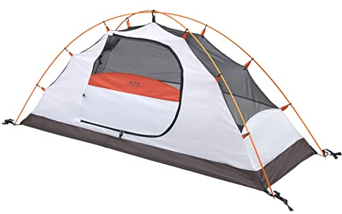 alps mountaineering 5024617 lynx 1 person tent, clay/rust