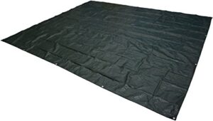 amazon basics waterproof camping tarp 9.5 x 11.3 feet, dark green