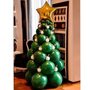 bonropin christmas balloon garland arch kit 96 pieces christmas tree balloons for christmas party decorations