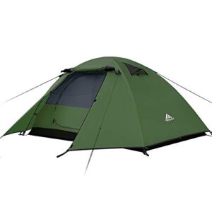 forceatt camping tent 2/3/4 person, professional waterproof & windproof lightweight backpacking tent suitable for outdoor,hiking,glamping, mountaineering and travel