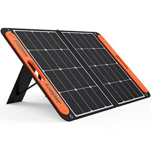 jackery solarsaga 60w solar panel for explorer 160/240/500 as portable solar generator, portable foldable solar charger for summer camping van rv(can't charge explorer 440/ powerpro)