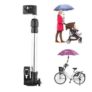 umbrella holder for stroller angle adjustable bike umbrella mount swivel connector handle bar frame stand, baby infant chair wheelchair accessories