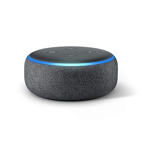 echo dot (3rd gen, 2018 release) smart speaker with alexa charcoal