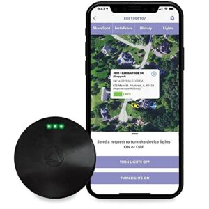 landairsea 54 gps tracker, usa manufactured, waterproof magnet mount. full global coverage. 4g lte real time tracking for vehicle, asset, fleet, elderly and more. subscription is required, black