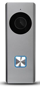 rca smart doorbell home security wifi video camera with mobile doorbell ring,16gb micro sd card, 2 way talk, night vision and motion detection. works w/ios, iphone, android, samsung, google and more!