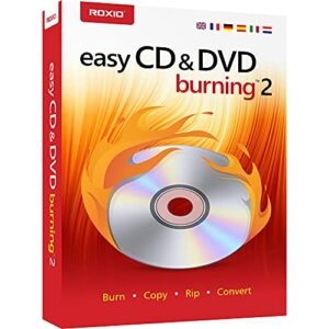 roxio easy cd & dvd burning 2 | disc burner & video capture [pc disc]
