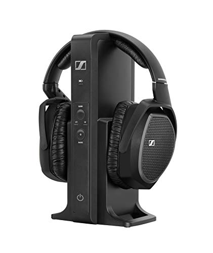 sennheiser consumer audio rs 175 rf wireless headphone system, black