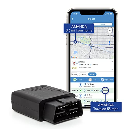 trackport gps tracker for vehicles brickhouse security obd ii track car location and speed with mini obd tracking device | monitor kids and vehicles. subscription required!