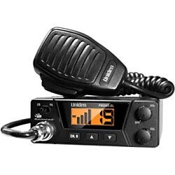 uniden pro505xl 40 channel cb radio. pro series, compact design. public address (pa) function. instant emergency channel 9, external speaker jack, large easy to read display. black