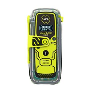 acr resqlink view buoyant personal locator beacon with gps for hiking, boating and all outdoor adventures (model plb 425) acr 2922