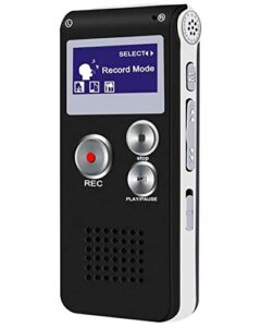 digital voice recorder meeting 8g easy to use, clear recording with playback voice activated recorder digital audio recorder for lectures, handheld recording device, grabadora de voz digital