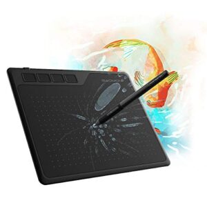 gaomon s620 6.5 x 4 inches graphics tablet with 8192 passive pen 4 express keys for digital drawing & osu & online teaching for mac windows andorid os