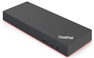 lenovo usa thinkpad thunderbolt 3 dock gen 2 135w (40an0135us) dual uhd 4k display capability, 2 hdmi, 2 dp, usb c, usb 3.1, black