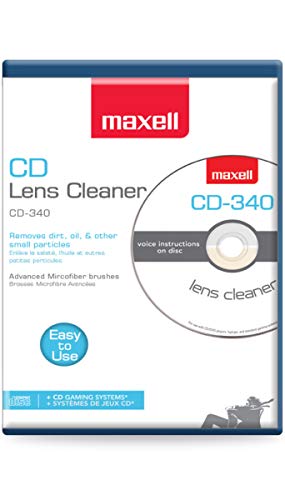 maxell safe and effective feature cd player and game station compact disc cleaner cd 340 190048 cd/cd rom laser lens cleaner cd lens cleaner