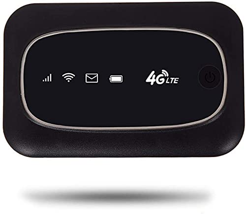 vsvabefv 4g mobile wifi hotspot mini lte portable router multi devices connection support，suitable for ipad、laptop、tv、cell phone (black)