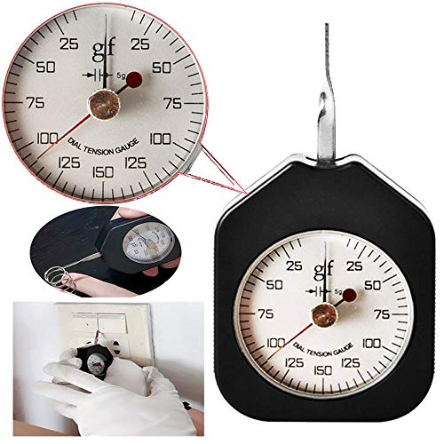 vtsyiqi gram tension meter dial tension gauge gram force gauge tensiometer 150g
