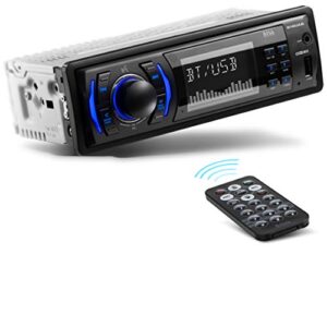 boss audio systems 616uab multimedia car stereo single din lcd bluetooth audio and hands free calling, built in microphone, mp3/usb, aux in, am/fm radio receiver
