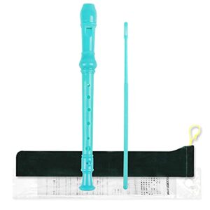 mr.power soprano recorder (green) perfect for kids music class