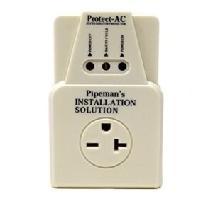 nippon surge protector 220v 3600w for air conditioners & freezers, white, protect ac220