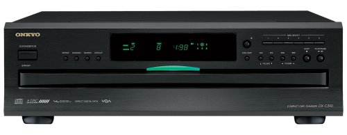 onkyo dxc390 6 disc cd changer,black