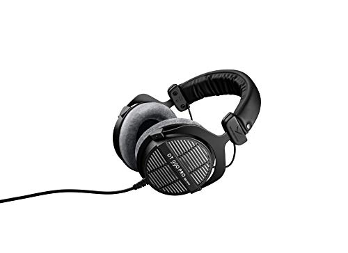 beyerdynamic dt 990 pro 250 ohm over ear studio headphones for mixing, mastering, and editing