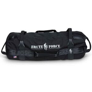 brute force athlete sandbag training kit black adjustable workout equipment for home gym and cross training 25 75 pounds made in the usa