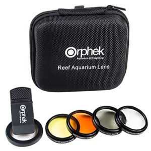 orphek lens – 2020 kit for smartphones – 4 included: macro, cpl 37mm polarized, 15,000k orange, 20,000k yellow – for all smartphone models: iphone, samsung, huawei, google pixel, tablets and more!