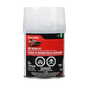 bondo body repair kit, original formula for fast, easy repair & restoration of your vehicle, 00310, filler 12.6 oz and hardener: 0.5 oz, 1 kit