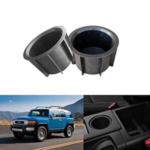 cup holder sub assembly compatible with toyota fj cruiser 2007 2014 replaces oem 55616 35010（2 pc）