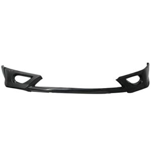 front bumper lip compatible with 2006 2008 honda civic, hf p style black pu front lip finisher under chin spoiler by ikon motorsports, 2007