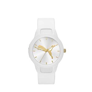 puma women reset v2 polyurethane watch, color: white (model: p1013)
