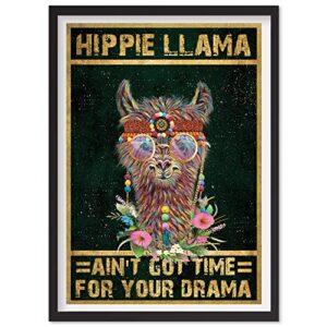 save the drama for your llama poster llama wall art, hippie poster, funny wall art, funny poster, llama art print, posters hippie, alpaca art print, hippie posters vintage