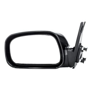 dependable direct left driver side black power operated non folding door mirror for toyota camry usa built (2002 2003 2004 2005 2006) part link #: to1320167