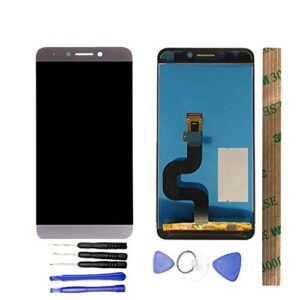 jaytong lcd display & replacement touch screen digitizer assembly with free tools for letv leeco le s3 x 622 x626 x 522 x532 gray