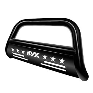 kyx bull bar for 1999 2006 chevy silverado 1500/gmc sierra 1500, for 2000 2006 tahoe/suburban, 2002 2006 avalanche 1500, 3" brush push grille guard front bumper