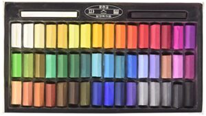 non toxic mungyo soft pastel set of 48 assorted colors square chalk