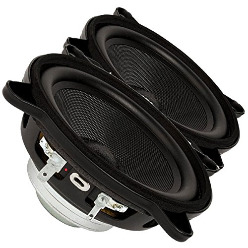 pair faital pro 4fe32 4" neodymium fullrange line array woofer speaker 4ohm 60w