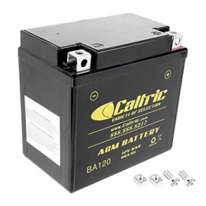 caltric compatible with agm battery honda trx450er trx 450er 2006 2009 2012 2014