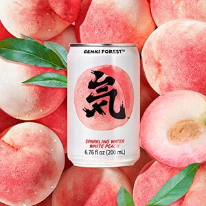chi forest sparkling water (white peach, 6.76 oz* 12)