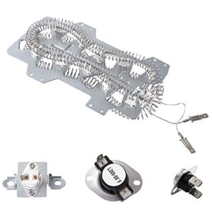 dryer heating element（dc47 00019a）for samsung, thermal fuse（ dc96 00887a） and （dc47 00016a）, thermostat （dc47 00018a ）dryer repair kit replacement