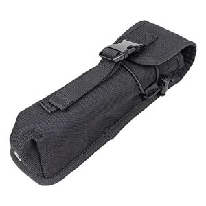 hot suppressor pouch heat insulation melt resistant rifle pistol silencer storage holster multi purpose molle pouch holder for flashlight | baton | other tactical accessories