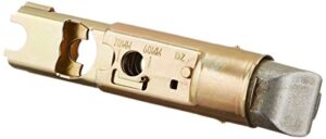 kwikset 6 way adjustable deadlatch in polished brass