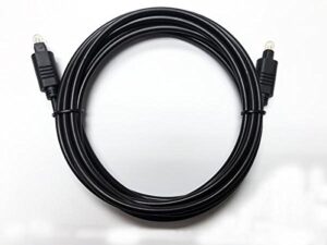 omnihil 10 feet long digital optical cable compatible with martin logan cadence soundbar